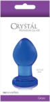 NS Novelties Dop Anal Crystal - Small - Albastru (6 Cm)