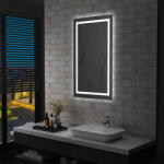 vidaXL Oglindă cu LED de baie, cu senzor tactil, 60 x 100 cm (144731)