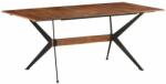 vidaXL Masă de bucătărie, 180x90x76 cm, lemn masiv de mango (321689)