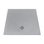 MARMY Dolomite 80x80 zuhanytálca Valentino Grey 80 7638 80 80 53 +ajándék szifon (80 7638 80 80 53)