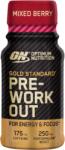 Optimum Nutrition Gold Standard Pre-Workout Shot 60 ml mix de fructe de pădure