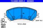ATE set placute frana, frana disc ATE 13.0460-5685.2 (13.0460-5685.2)