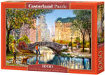 Castorland Puzzle Castorland din 1000 de piese - Plimbare de seara in Cental Park, Richard Macneil (C-104376-2) Puzzle
