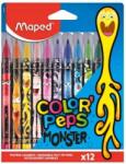 Maped Carioca Color Peps Monster, 12 culori/set, Maped 845400