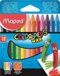 Maped Creioane cerate colorate Color Peps Mini Wax, 12 culori/set, Maped 861011
