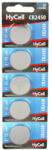 HyCell CR2450 3V lítium gombelem 5db/csomag (1516-0107)