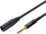Soundsation WM-PXMJS05 - Wiremaster szimmetrikus patch kábel: XLR(papa)-6.3mm Jack SZTEREO / 0.5m - R338R
