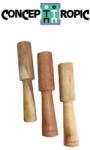  Bat din Lemn pentru Bolul Tibetan - 13-14 x 2 cm - 1 Buc Castron