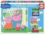 Educa Peppa malac 6,9,12,16 db-os (15918)