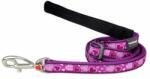 Red Dingo Breezy Love Purple póráz 100-180 cm Medium - dogshop
