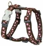 Red Dingo Pink Spots Brown Medium Dog hám