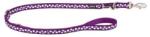 Red Dingo White Spots Purple multi-purpose póráz 200 cm Small - dogshop
