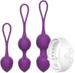 Rewolution Rewobeads Vibrating Balls Remote Control with Watchme Technology Purple