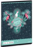 Ars Una Pink Flamingo kockás füzet 32 lapos A/5-ös méret (93638685) - innotechshop