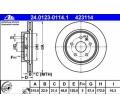 ATE Set discuri frana spate Insignia 315mm J61/62/64 ATE