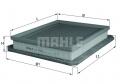 MAHLE Filtru aer Opel Astra H 1.9 marca MAHLE