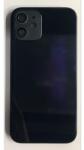  tel-szalk-1929250 Apple iPhone 12 Mini fekete KOMPLETT akkufedél, hátlap, hátlapi kamera lencse stb (tel-szalk-1929250)