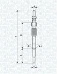 Magneti Marelli Bujie incandescenta MAGNETI MARELLI 062900080304 (062900080304)