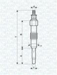 Magneti Marelli Bujie incandescenta MAGNETI MARELLI 062581201304 (062581201304)