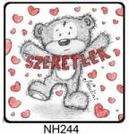  Hűtőmágnes - Szeretlek feliratos Nevlini - Szerelmes ajándék - Valentin napi ajándék (NH244)