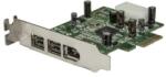 StarTech Adaptor PCI-Express Startech PEX1394B3LP, PCI-Express - 2x Firewire800, Low Profile (PEX1394B3LP)