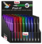 Pentel Golyóstoll kupakos 0, 35mm, háromszög fogózóna Pentel Feel it BX487-5E 60 db-os display (BX487-5E) - tonerpiac