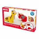 BRIO Girafa Si Elefant Magnetici (brio30284) - drool