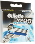 Gillette Mach3 Turbo lame de rezervă pentru bărbati 8 buc
