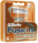 Gillette Fusion Power lame de rezervă pentru bărbati 4 buc