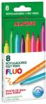 ALPINO Carioca lavabila, 8 culori/cutie, ALPINO Fluo - culori fluorescente (MS-AR001005) - birotica-asp