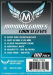 Mayday Games Euro méretű kártyavédő (100 db-os szett), 59 mm x 92 mm (MDG-7028)
