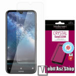 MyScreen CRYSTAL BacteriaFREE képernyővédő fólia - CRYSTAL - 1db, törlőkendővel, antibakteriális, A képernyő sík részét védi! - NOKIA 2.3