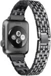  Rhinestones Crystal Apple Watch szíj Fekete 38/40/41mm