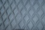 ALM Material imitatie piele interior auto covorase tavita portbagaj Negru cusatura Neagra (ALM 02NN)
