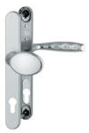 Hoppe Maner usa termopan Hoppe New York, exterior, 92 x 30 mm, buton fix, material aluminiu, culoare argintiu F1