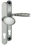 Hoppe Maner pentru usa PVC, Hoppe New York buton-maner cu sild pentru cilindru material aluminiu culoare titan , 92 x 30 mm