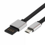 Somogyi Elektronic USBF 2 microUSB töltőkábel, lapos, 2m (USBF 2)