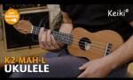 Ortega Guitars KEIKI K2 Soprano ukulele balkezes Set