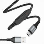 Dudao L7 kábel USB / Micro USB 5A 1m, fekete (L7xsM)