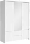 Black Red White Трикрилен гардероб kaspian szf5d2s бял