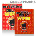 Cobeco Pharma Servetele intarziere ejaculare, Bull Power: Wipes Delay 6 pcs x 2 ml