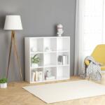 vidaXL Bibliotecă, alb, 98 x 30 x 98 cm, PAL (801125) Biblioteca