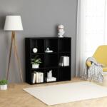 vidaXL Bibliotecă, negru, 98 x 30 x 98 cm, PAL (801126) Biblioteca
