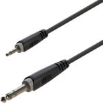 Soundsation GL-JSmJS3 - Adapter kábel: 3.5mm Jack papa SZTEREO - 6.3mm Jack papa SZTEREO / 3m - R412R