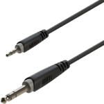 Soundsation GL-JSmJS15 - Adapter kábel: 3.5mm Jack papa SZTEREO - 6.3mm Jack papa SZTEREO / 1.5m - R411R