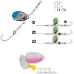 Herakles ROTATIVA CLEVER SPIN 1.5gr Culoare 12 White Pink