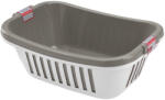 Heidrun Europlastic Heidrun Ruháskosár + mosókád 20L 54x40x20cm Fehér - Szürke (337)