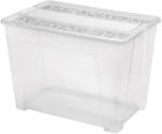 Heidrun Tex Box 6 átlátszó tárolódoboz fedéllel 70 l (7211)