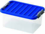 HEIDRUN Clipbox Átlátszó Tároló doboz 8, 0L 34x23x16cm Clippes tetővel (1602)