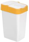 Heidrun Heidrun Szemetes billenős 18L 29x23x43cm Push Up Fehér (1340)
